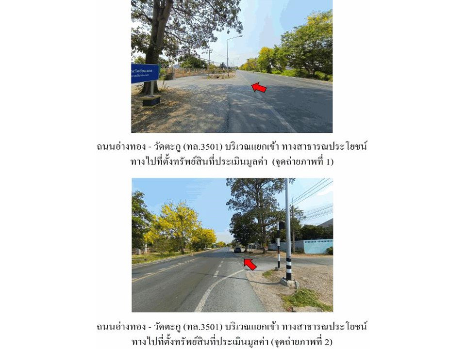 รูป ที่ดินพร้อมสิ่งปลูกสร้าง 30 ตร.วา เปี่ยมสุข 11 เฟส 2 เมืองอ่างทอง อ่างทอง 1.4M - รูปที่ 2/4