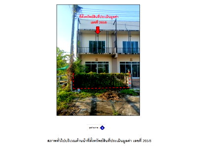 Townhouses for sale Phatthalung : TOWN HOUSE 23.1 Sq.w. Muang Phatthalung Phatthalung for 1.8M