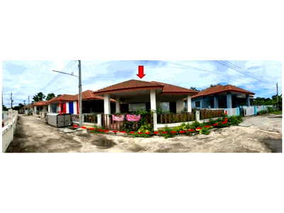 บ้านเดี่ยว นิคมอุสาหกรรมเอเชีย : ที่ดินพร้อมสิ่งปลูกสร้าง 54 ตร.วา ชื่นสุข บ้านฉาง ระยอง 1.7M