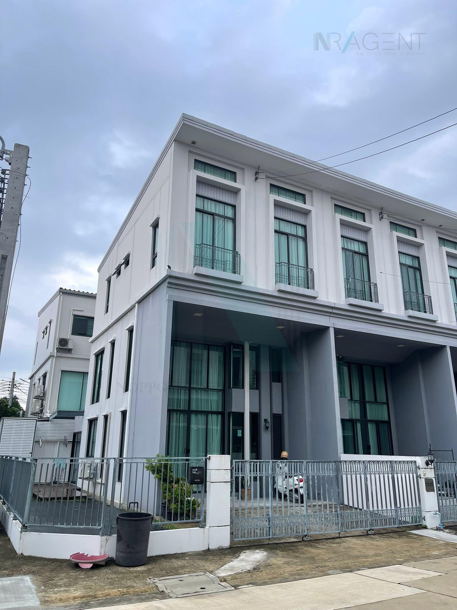 3-bed townhouse for sale, 115 sqm, 30.5 sq wah, Pruksa Ville Phaholyothin - Ramintra