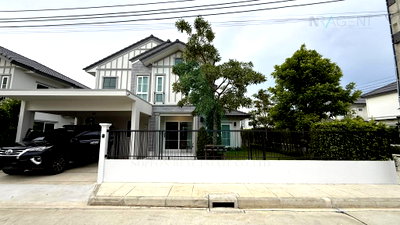 เช่าบ้านเดี่ยว สมุทรปราการ : 📌 ให้เช่าบ้านเดี่ยว 2 ชั้น วิลลาจจิโอ 3 ศรีนครินทร์ - บางนา 4 ห้องนอน 3 ห้องน้ำ