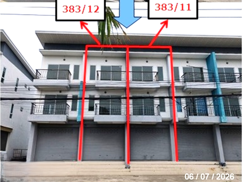 SHOP HOUSE 43.5 Sq.w. Si Racha Chonburi for 7.6M