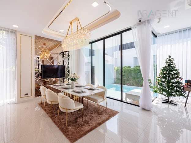 รูป 📌 ขายบ้านเดี่ยว โครงการ เบลกราเวีย เอ็กซ์คลูซีฟ พูลวิลล่า บางนา-พระราม 9 2 ชั้น 4 ห้องนอน 5 ห้องน้ำ - รูปที่ 6/8