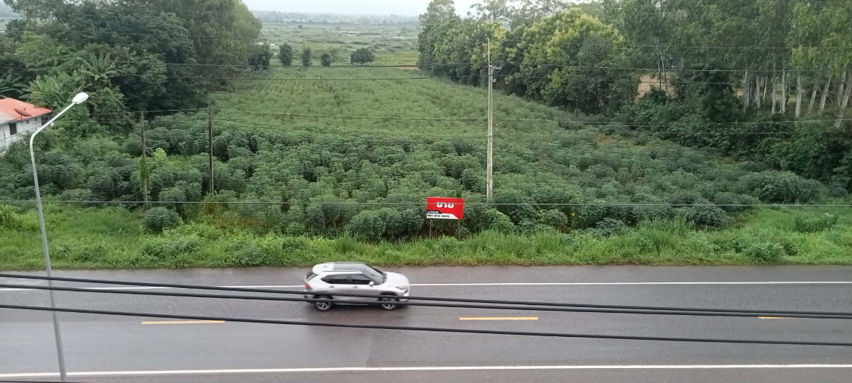 picture Prime 3 Rai Land Plot on Highway 2023 | River &mountain Views | Sithat Udon Thani - 2/6