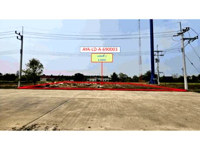 LAND 204.1 Sq.w. Wang Noi Phra Nakhon Sri Ayutthaya for 3.1M