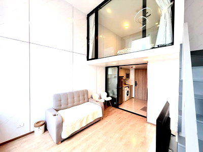 คอนโดให้เช่า : SOHO Bangkok Ratchada ใกล้ MRT ห้วยขวาง 200 ม. 1 Bedroom 38 ตร.ม. เฟอร์ครบ พร้อมอยู่ | Line : @goodyield