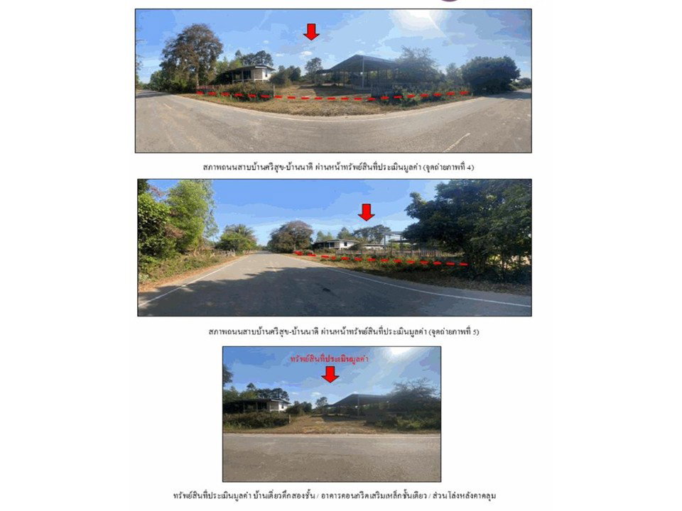 รูป ที่ดินพร้อมสิ่งปลูกสร้าง 1220 ตร.วา กันทรวิชัย มหาสารคาม 2.1M - รูปที่ 3/6