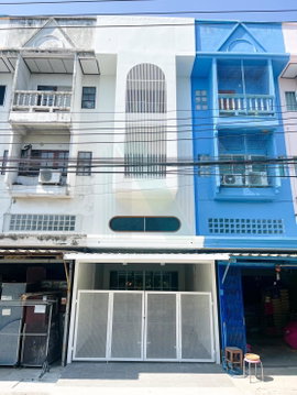 📌 Townhouse for sale, Pimolrat 1, 3 floors, 3 bedrooms, 3 bathrooms (southeast front of house)