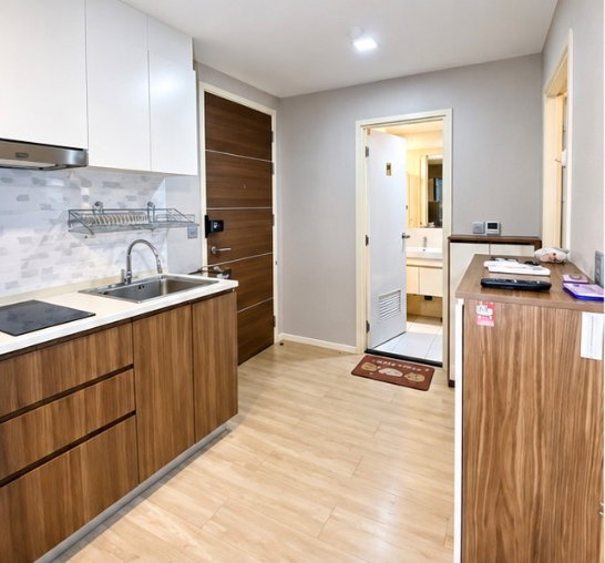 รูป T302 ให้เช่าคอนโด Atmoz Lardprao71 (แอทโมซ ลาดพร้าว71) ทำเลดี ห้องมุม มีWalk-in Closet ห้องสวย เฟอร์ครบ มีเครื่องซักผ้า - รูปที่ 7/12