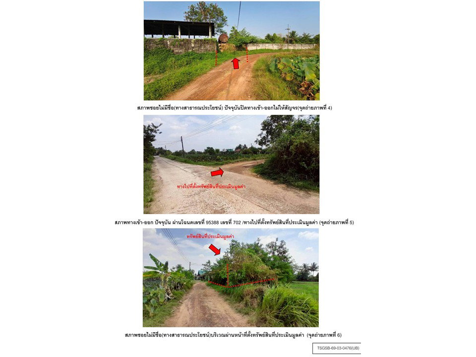 รูป ที่ดินพร้อมสิ่งปลูกสร้าง 162 ตร.วา วารินชำราบ อุบลราชธานี 1.7M - รูปที่ 3/6