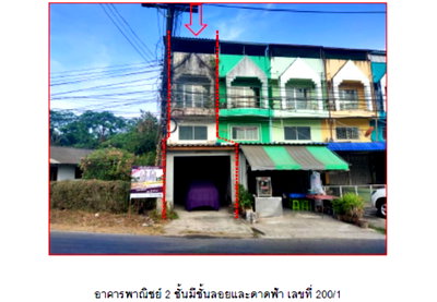 SHOP HOUSE 16.3 Sq.w. Muang Ranong Ranong for 1.7M