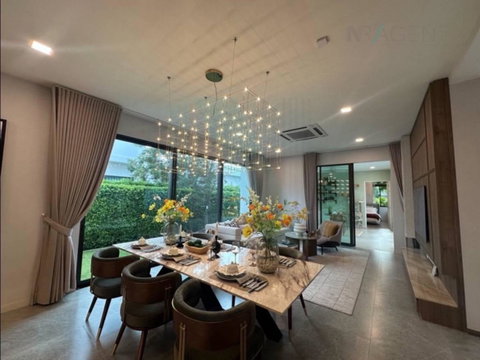 📌 ขายบ้านเดี่ยว โครงการ มัณฑนา 100+ ถ.บางขุนเทียน ชายทะเล 2 ชั้น 4 ห้องนอน 5 ห้องน้ำ