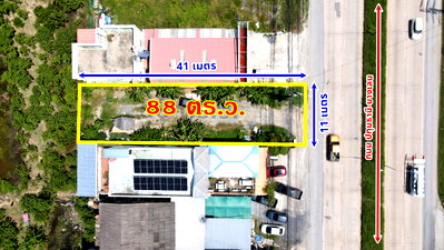 ที่ดิน วิทยาลัยเทคนิคปทุมธานี : ขายที่ดินเปล่า ติดถนนปทุมธานี-บางเลน คูบางหลวง ลาดหลุมแก้ว ปทุมธานี