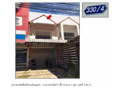 SHOP HOUSE 21.1 Sq.w. Muang Ya Sothon Yasothon for 1.7M