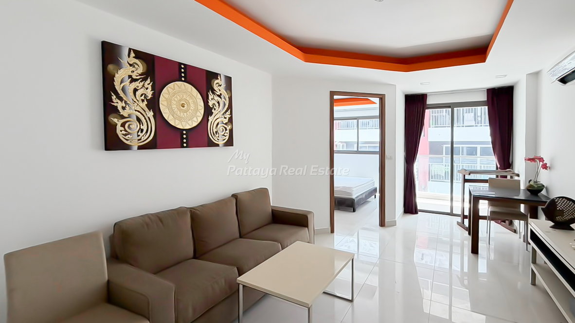 รูป 🛏️ 1 ห้องนอน - 🛁 1 ห้องน้ำ - 🏙️ City View - 🇹🇭 ชื่อไทย - 🏢 C-View Residence Pattaya - รหัส: NCVR03 - รูปที่ 2/8
