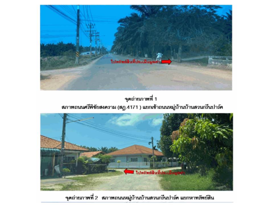 รูป ที่ดินพร้อมสิ่งปลูกสร้าง 23 ตร.วา สวนกรีนปาร์ค ไชยา สุราษฎร์ธานี 623,000 - รูปที่ 2/4