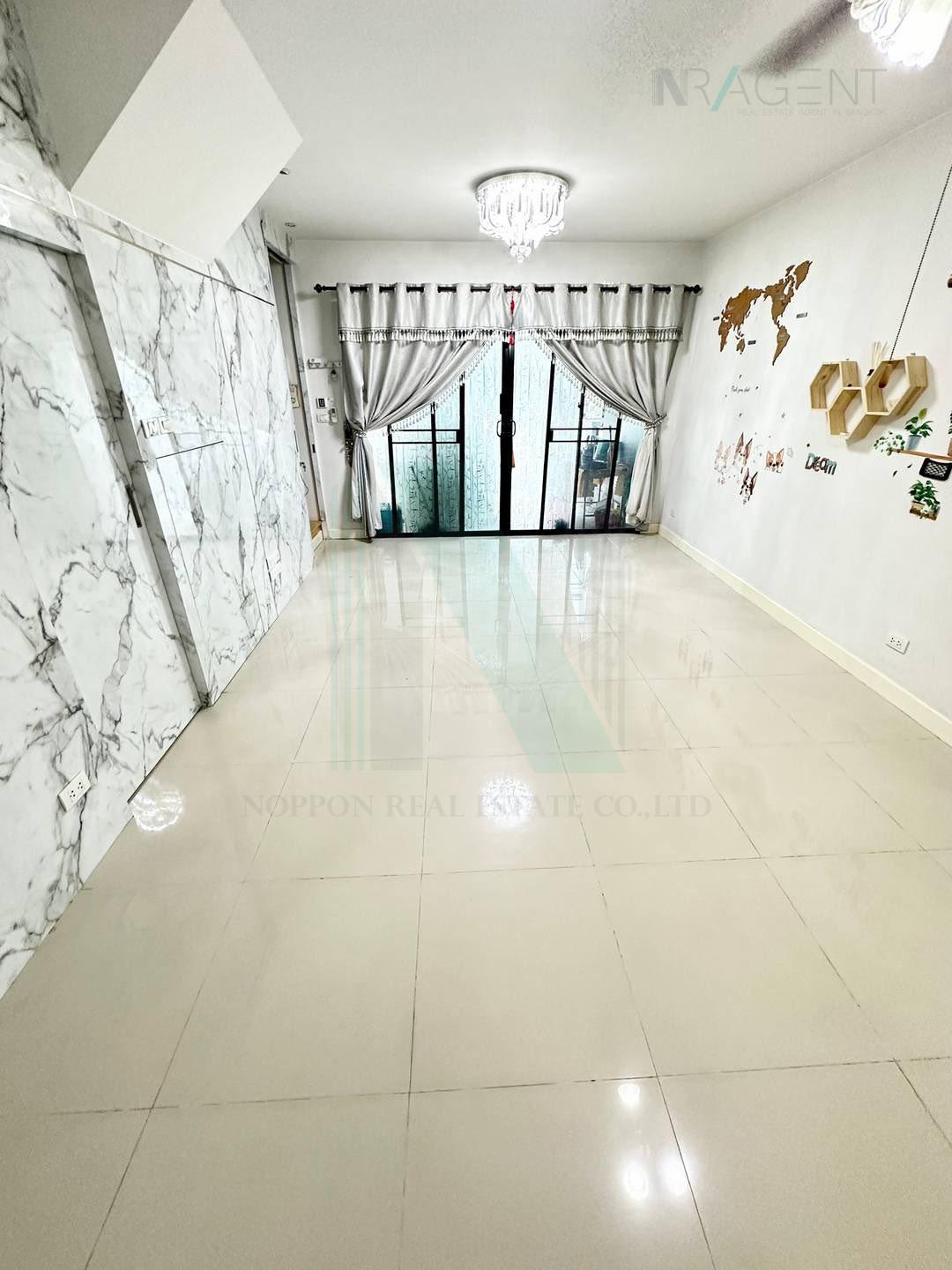 4-bed townhouse for sale, 145 sqm, 20 sq wah, Baan Klang Muang Rama 9 - On Nut