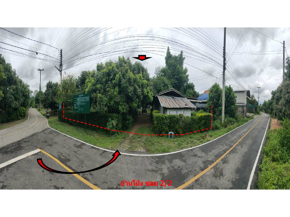 รูป ที่ดินพร้อมสิ่งปลูกสร้าง 386 ตร.วา พร้าว เชียงใหม่ 863,000 - รูปที่ 1/6