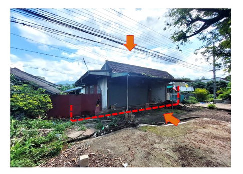ที่ดินพร้อมสิ่งปลูกสร้าง 233.2 ตร.วา ไชยปราการ เชียงใหม่ 2M