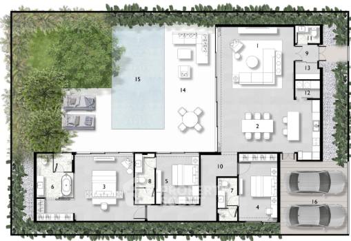 picture 3-BR Villa at Raintree Villa Phuket in Rawai (ID 3356311) - 11/11