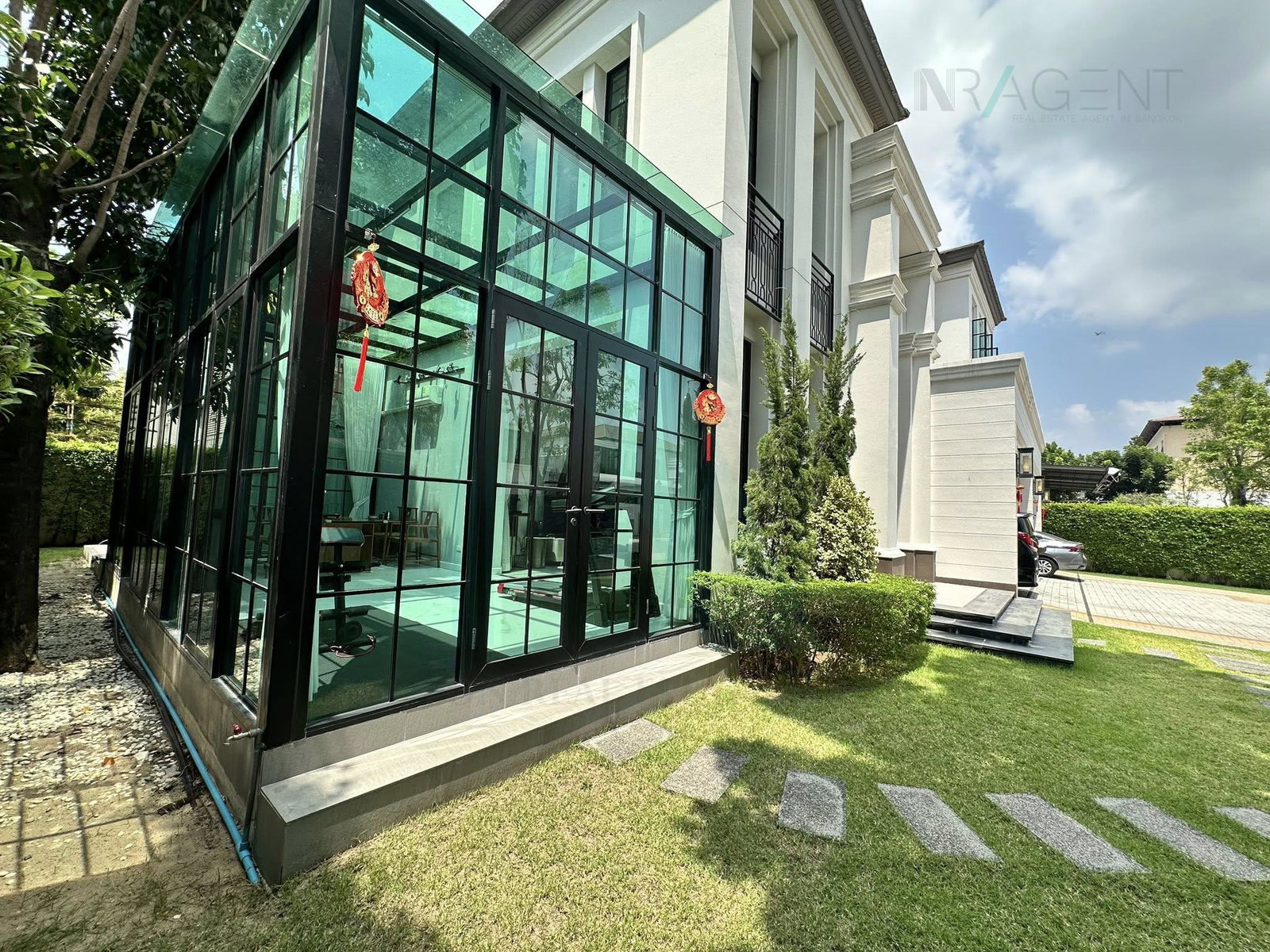 4-bed house for sale, 500 sqm, 165.3 sq wah, Baan Sansiri Pattanakarn