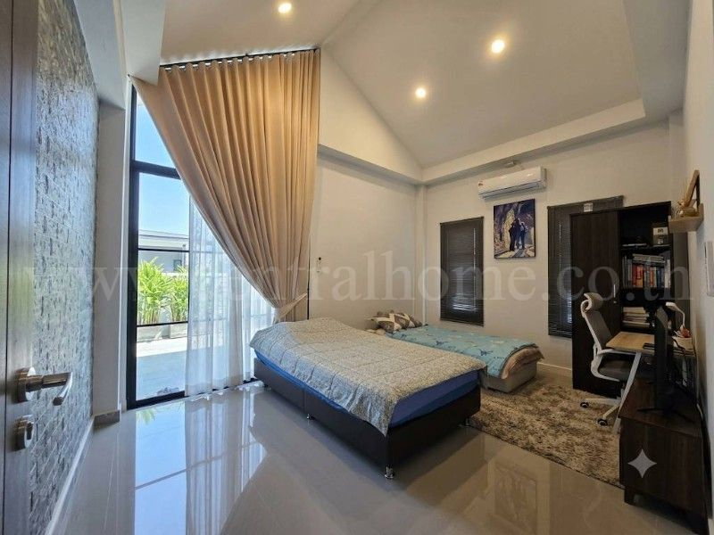 รูป บ้านเดี่ยว ชั้นเดียว 91 ตรว. สไตล์นอร์ดิก (Nordic House Style) สวยหรู ร่มรื่น กว้างขวาง พร้อมเข้าอยู่ได้ทันที - รูปที่ 7/17