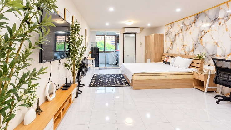 รูป ปล่อยเช่า ศรีธนา คอนโด 2 เชียงใหม่ — ห้องสวย #พร้อมอยู่! 🔥 จอง+ทำสัญญา‼️ปรับลดเหลือ 9,000 บ./ด. #รายปี - รูปที่ 4/12