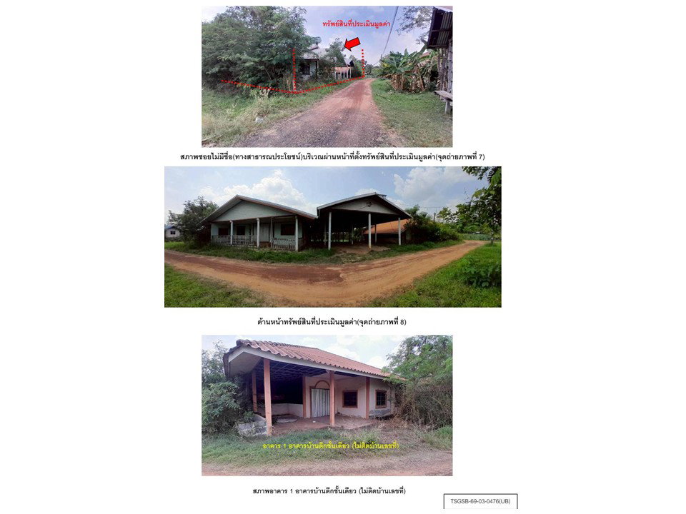 รูป ที่ดินพร้อมสิ่งปลูกสร้าง 162 ตร.วา วารินชำราบ อุบลราชธานี 1.7M - รูปที่ 4/6