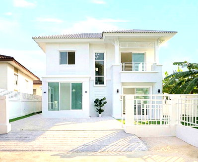 บ้านเดี่ยว นนทบุรี : DEE.  บ้านหลังริม  จอดรถสบาย  4 ห้องนอน   หมู่บ้านพฤกษา วิลเลจ 5 วงแหวน – รัตนาธิเบศร์ (คลองถนน บางใหญ่)   ใกล้เซ็นทรัล เวสเกต