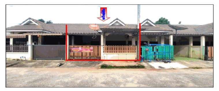รูป ที่ดินพร้อมสิ่งปลูกสร้าง 23 ตร.วา ดอนรัก กาญจนดิษฐ์ สุราษฎร์ธานี 756,000 - รูปที่ 1/4