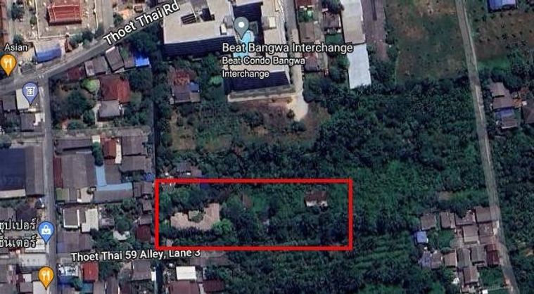 Land for sale, 801 sq wah, Phasi Charoen