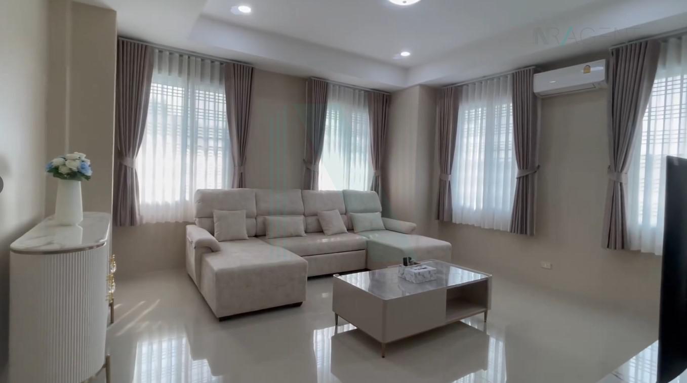 ให้เช่าบ้านเดี่ยว 4 ห้องนอน 320 ตร.ม. 80 ตร.ว. บ้านสวนเนรมิต วัชรพล - เพิ่มสิน