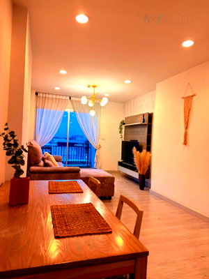 คอนโดให้เช่า : ให้เช่าคอนโด แชมเบอร์ส รามอินทรา อาคาร C ชั้น 6 2 ห้องนอน ขนาด 67 ตรม ใกล้ Max Value