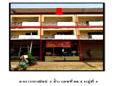 อาคารพาณิชย์ เชียงใหม่ : ที่ดินพร้อมสิ่งปลูกสร้าง 28.5 ตร.วา สารภี เชียงใหม่ 2.5M