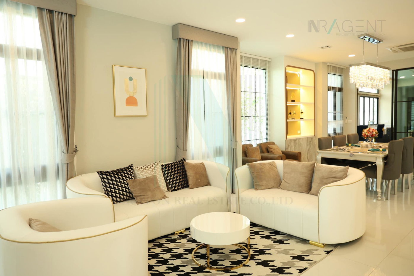รูป 📌 ขายบ้านเดี่ยว โครงการ นันทวัน พระราม9-กรุงเทพกรีฑาตัดใหม่ 2 ชั้น 5 ห้องนอน 6 ห้องน้ำ - รูปที่ 3/8
