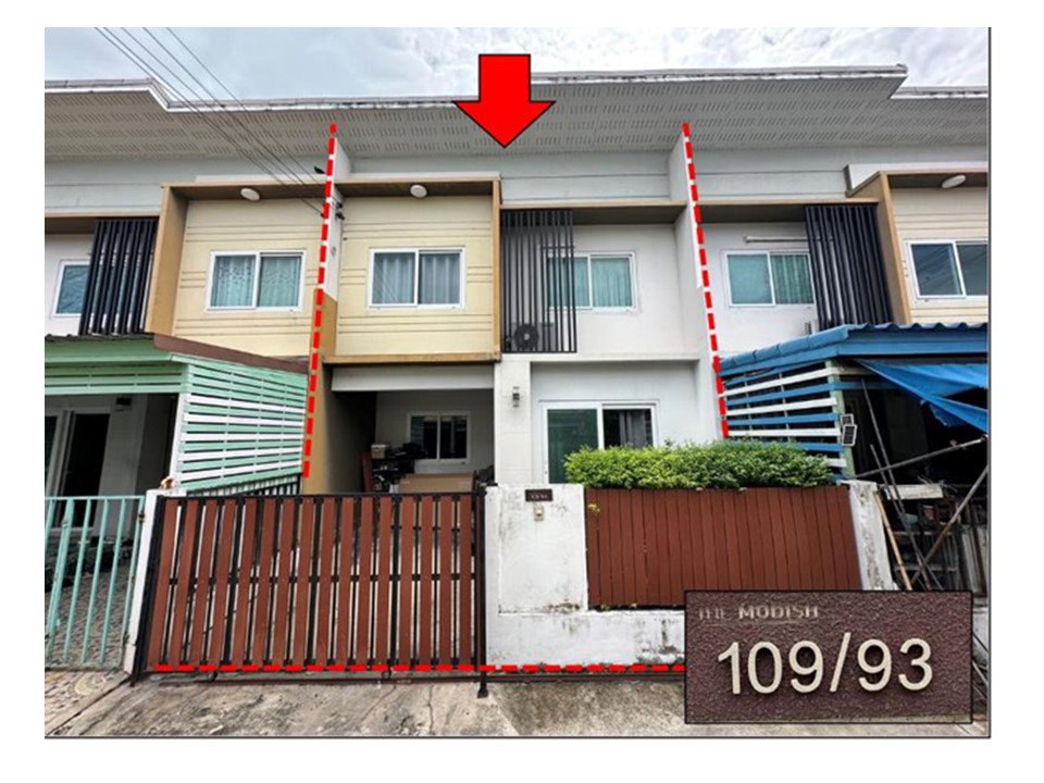 รูป ที่ดินพร้อมสิ่งปลูกสร้าง 19.5 ตร.วา เดอะโมดิช บางบัวทอง นนทบุรี 1.4M - รูปที่ 1/5