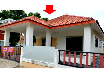 บ้านเดี่ยว นิคมอุสาหกรรมเอเชีย : ที่ดินพร้อมสิ่งปลูกสร้าง 53.9 ตร.วา ชื่นสุข บ้านฉาง ระยอง 1.7M