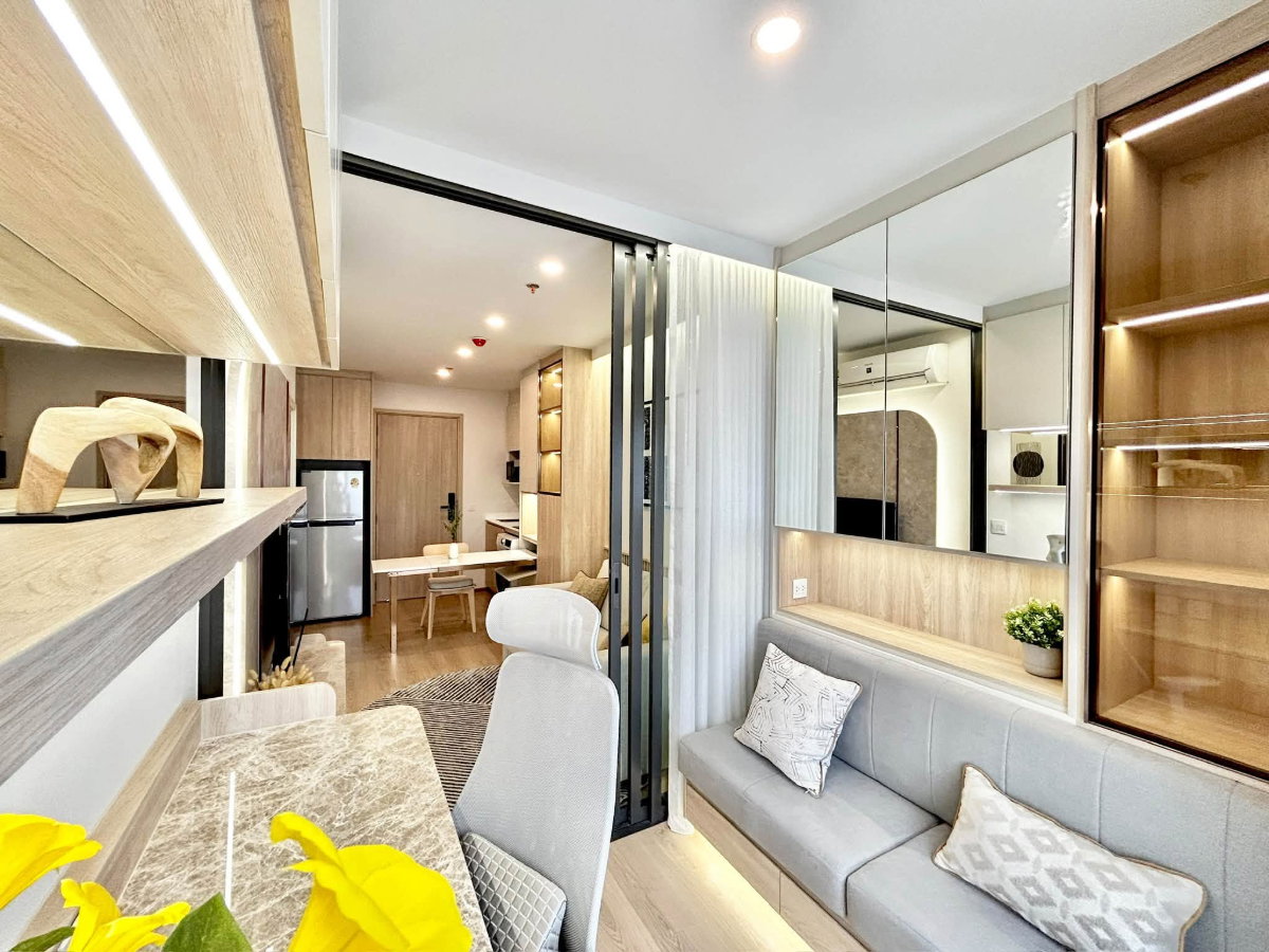 รูป (PM011) ให้เช่า Life Rama 4–Asoke | 1 Bedroom Plus 35ตร.ม. ชั้น19 วิวแม่น้ำ | 34K - รูปที่ 4/9