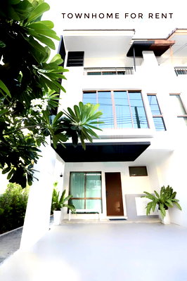 Townhouses for sale Central Plaza Bang Na : 📌 For Sell Town house THE PRIVATE SUKHUMVIT-BANGCHAK 3-story 3 bedroom 4 bathroom