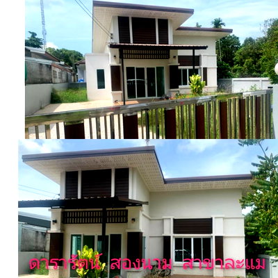 ที่ดิน ชุมพร : ที่ดินพร้อมสิ่งปลูกสร้าง 93.3 ตร.วา ละแมโมเดิร์นเฮ้าส์ ละแม ชุมพร 2.9M