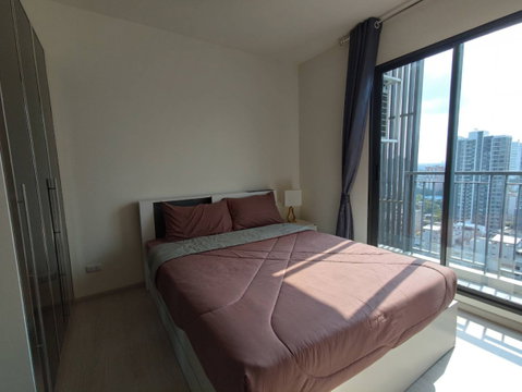 P-57095 For Rent Rhythm Asoke | 31 sq.m. | 20th Floor | City View | Fully Furnished | 16,000 THB/month 📞 Line ID: @easythaihome | 085-592-2897