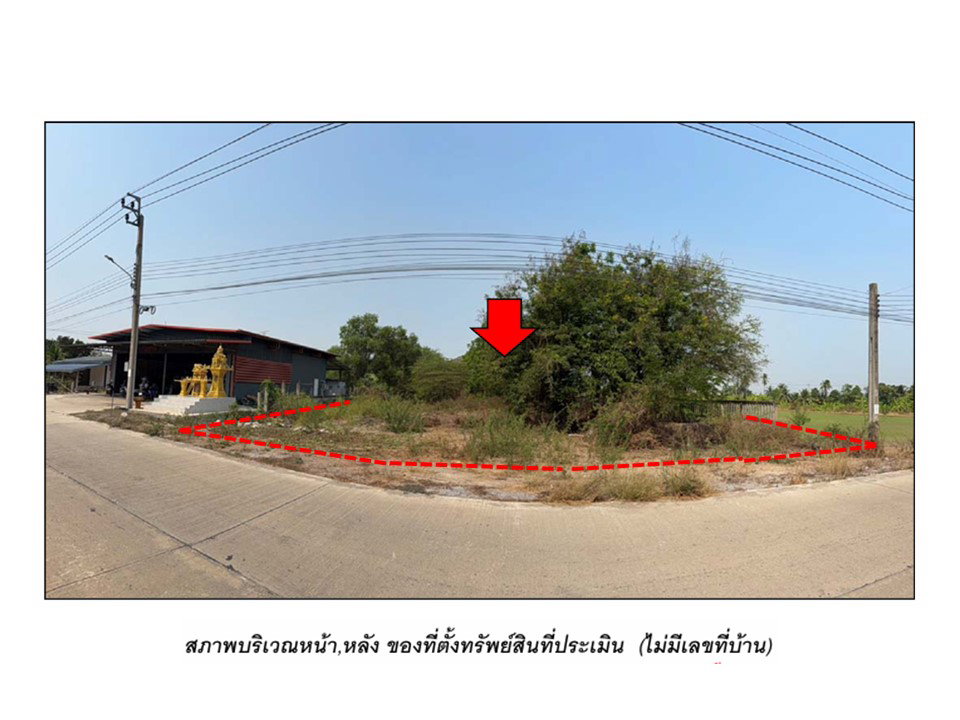 รูป ที่ดินพร้อมสิ่งปลูกสร้าง 957 ตร.วา ไทรน้อย นนทบุรี 7.4M - รูปที่ 1/3