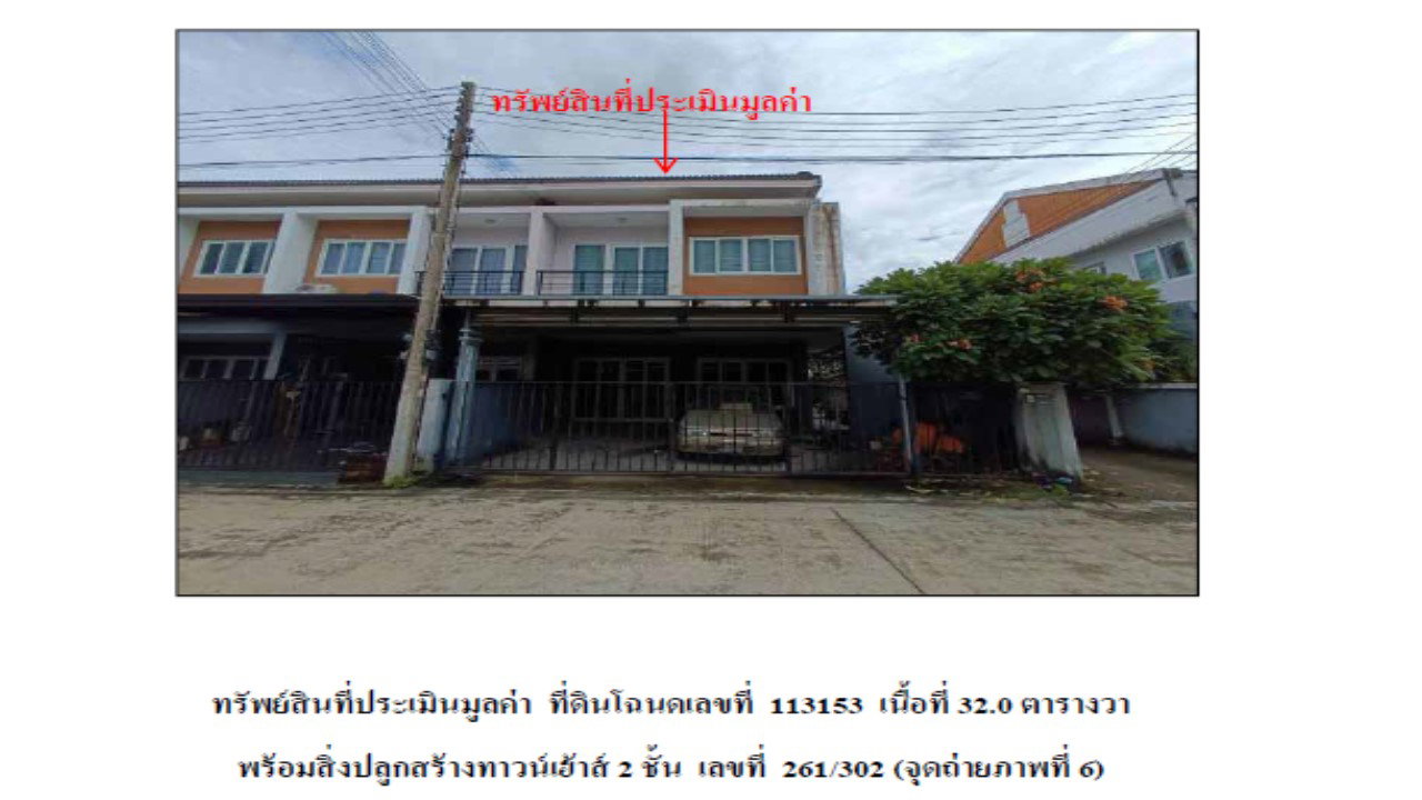 รูป ที่ดินพร้อมสิ่งปลูกสร้าง 32 ตร.วา ซื่อตรงโคซี่ รังสิตคลอง 6 เฟส 2 ธัญบุรี ปทุมธานี 1.8M - รูปที่ 1/4