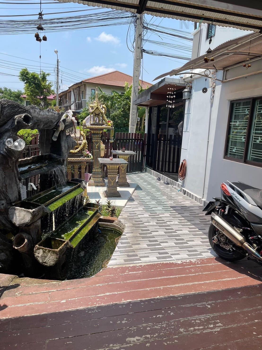 3-bed townhouse for sale, 128 sqm, 32 sq wah, Pruksaville 57 Pattanakarn