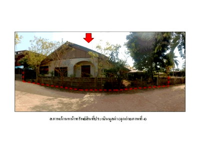 บ้านเดี่ยว ร้อยเอ็ด : ที่ดินพร้อมสิ่งปลูกสร้าง 54 ตร.วา หนองพอก ร้อยเอ็ด 387,000