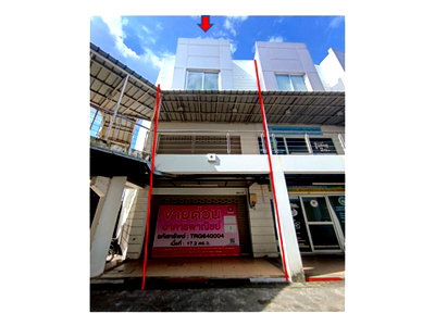 อาคารพาณิชย์ เมืองตรัง ตรัง : ที่ดินพร้อมสิ่งปลูกสร้าง 17.2 ตร.วา โครงการ S-ONE AVENUE เมืองตรัง ตรัง 4M