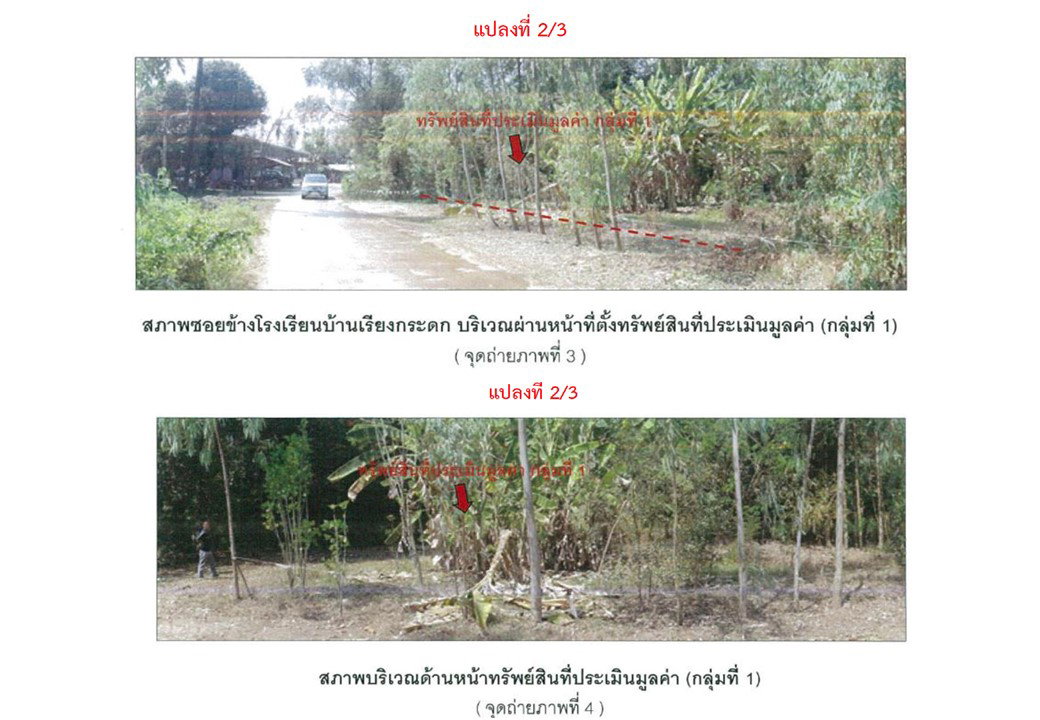 รูป ที่ดิน 477 ตร.วา บางระกำ พิษณุโลก 540,000 - รูปที่ 3/4