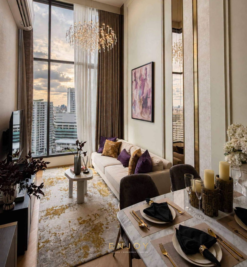 รูป ขายดาวน์คอนโด 2 ชั้น RHYTHM เจริญนคร ไอคอนิค ชั้น 24 ทำเลดี เดินทางสะดวก ใกล้ ไอคอนสยาม - รูปที่ 8/13