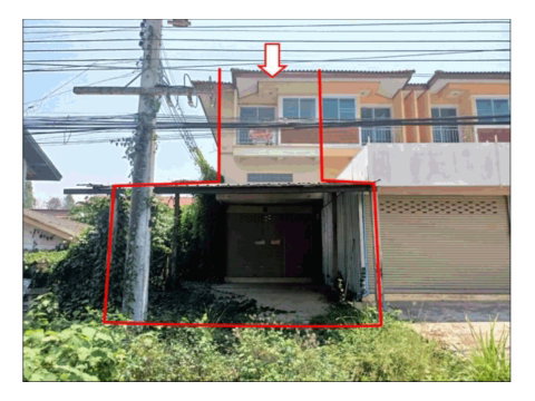 ที่ดินพร้อมสิ่งปลูกสร้าง 60.4 ตร.วา เมืองลำปาง ลำปาง 2.1M