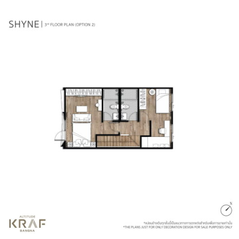 รูป ปล่อยเช่าทาวน์โฮม Kraf Bangna บ้านหรู น่าอยู่ - รูปที่ 21/23